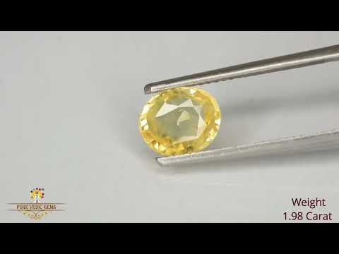 Yellow Sapphire 1.98ct. (Luxury) video