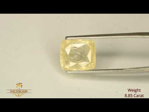Yellow Sapphire 8.84ct. (Super Premium) video