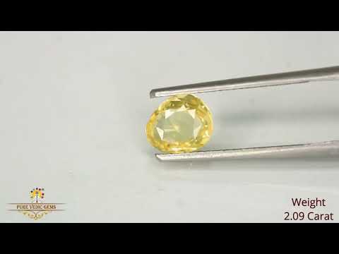 Yellow Sapphire 2.09ct. (Luxury) video