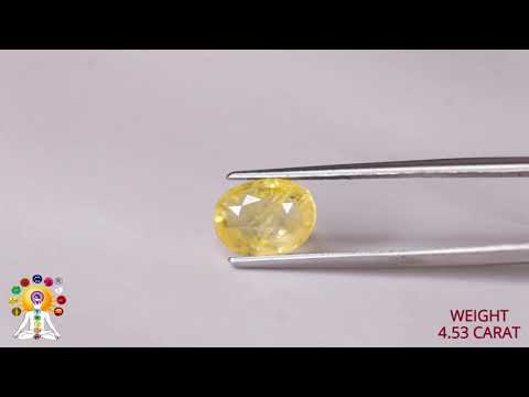 Yellow Sapphire 4.53ct. (Luxury) video