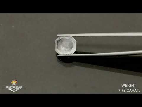 White Sapphire 7.72ct.On-Demand video