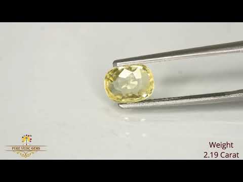 Yellow Sapphire 2.19ct. (Luxury) video