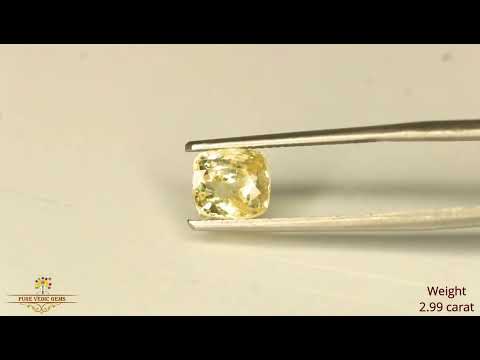 Yellow Sapphire 2.99ct. (Luxury) video