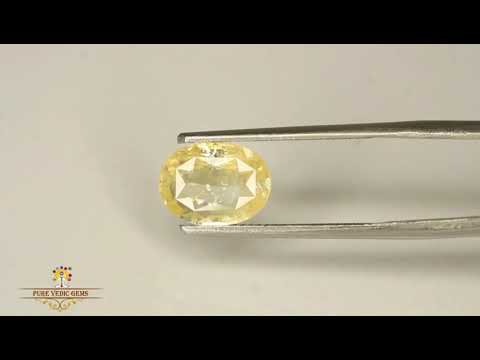 Yellow Sapphire 3.15ct. (Luxury) video