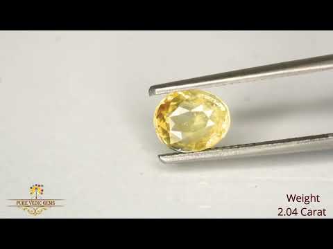 Yellow Sapphire 2.04ct. (Luxury) video