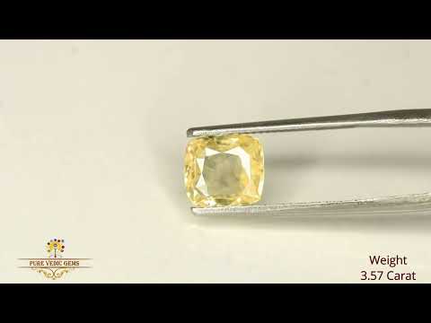 Yellow Sapphire 3.57ct. (Luxury) video