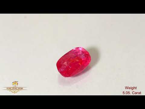 Fine Burma Ruby 5.05ct. On-Demand video