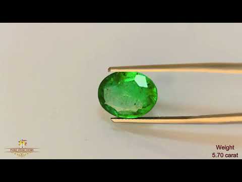 Emerald 5.70ct.On-Demand video