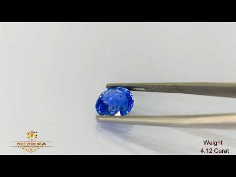 Blue Sapphire 4.12ct.On-Demand video