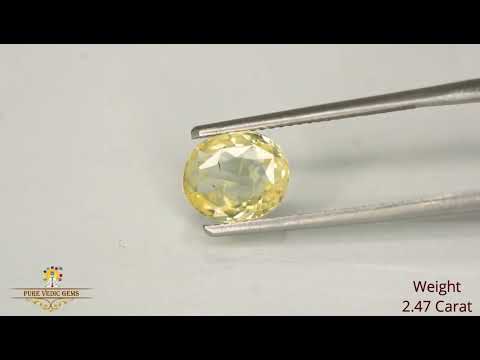 Yellow Sapphire 2.46ct. (Luxury) video