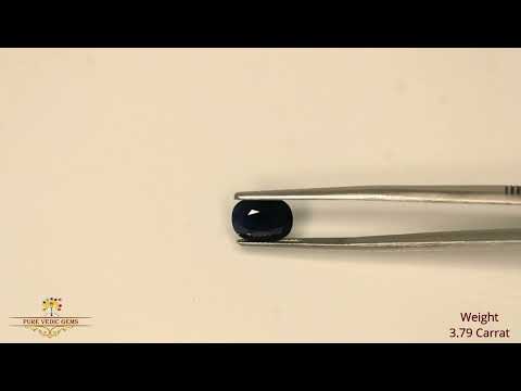 Blue Sapphire 3.79ct.On-Demand video