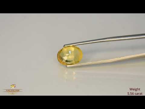 Yellow Sapphire 5.56ct.On-Demand video