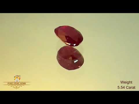 Fine Burma Ruby 5.54ct On-Demand video