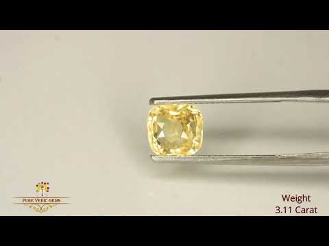 Yellow Sapphire 3.11ct. (Luxury) video