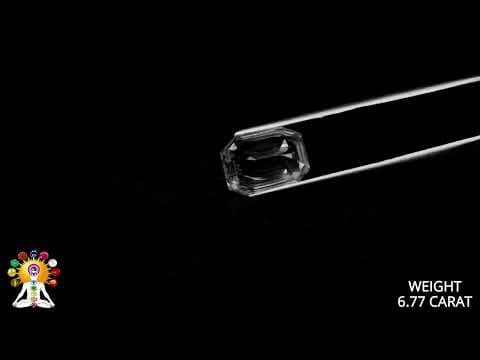 White Sapphire 6.77ct.On-Demand video