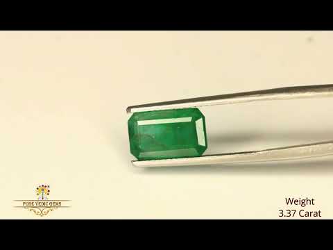 Emerald 3.37ct. (Super Premium) video