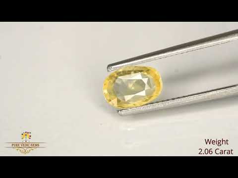 Yellow Sapphire 2.06ct. (Luxury) video