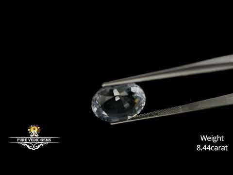 White Sapphire 8.44ct. (Luxury) video