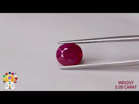 Fine Burma Ruby 5.11ct On-Demand video