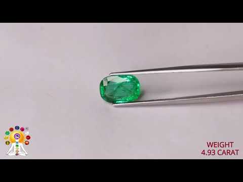 Emerald 4.93ct. (Super Luxury) video