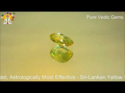 Yellow Sapphire 8.88ct On-Demand video