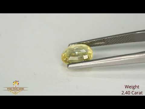 Yellow Sapphire 2.40ct. (Luxury) video