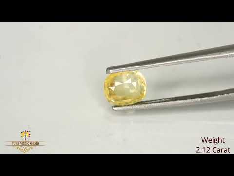 Yellow Sapphire 2.12ct. (Luxury) video