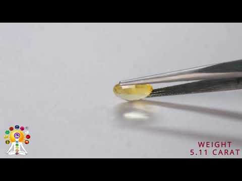 Yellow Sapphire 5.11ct.On-Demand video