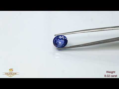 Blue Sapphire 8.01ct.On-Demand video