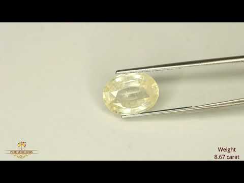 Yellow Sapphire 8.67ct. (Super Premium) video
