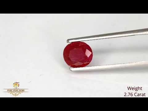 Fine Burma Ruby 2.76ct On-Demand video