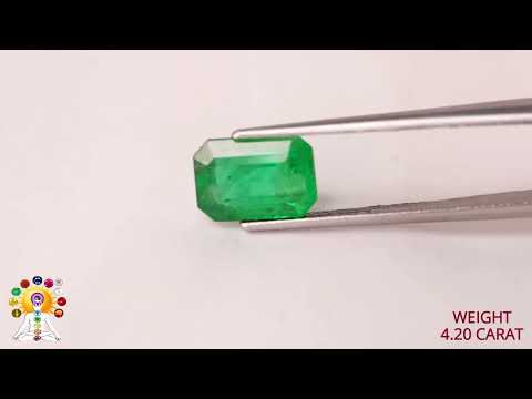 Emerald 4.20ct. (Super Luxury) video