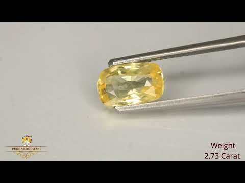 Yellow Sapphire 2.73ct. (Luxury) video