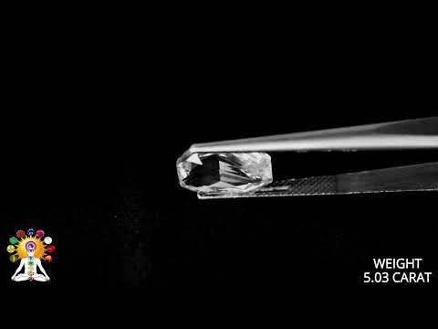 White Sapphire 5.03ct.On-Demand video