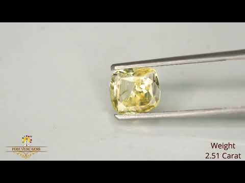 Yellow Sapphire 2.52ct. (Luxury) video