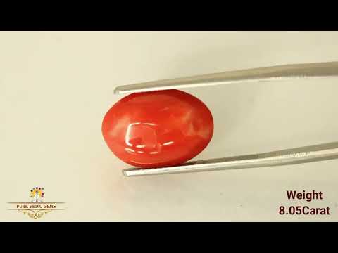 Japanese Red Coral 8.04ct-On Demand video