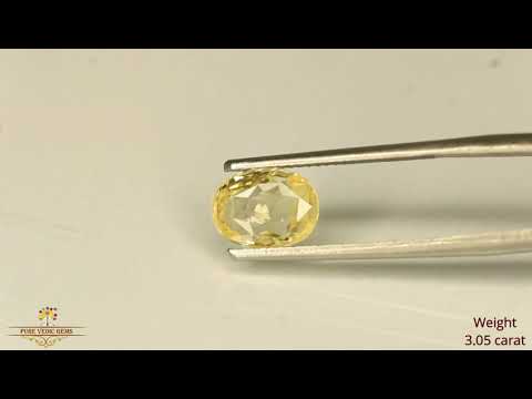 Yellow Sapphire 3.06ct. (Luxury) video