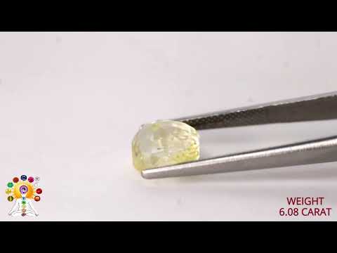 Yellow Sapphire 6.08ct. (Super Luxury) video