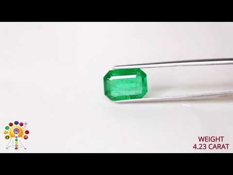 Emerald 4.20ct. (Super Luxury) video