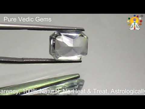 White Sapphire 7.49ct.On-Demand video