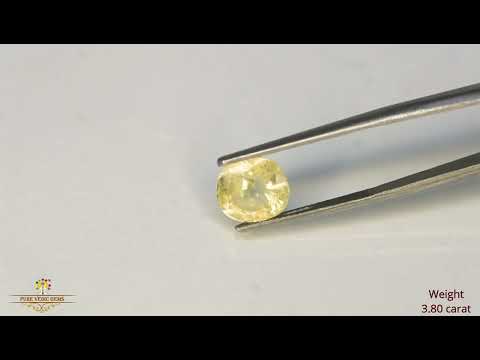 Yellow Sapphire 3.80ct. (Luxury) video