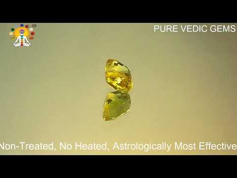 Yellow Sapphire 9.07ct. @On Demand video