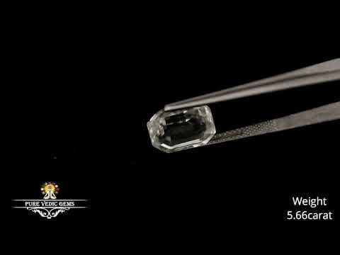 White Sapphire 5.66ct. (Super Luxury) video