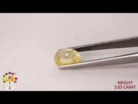 Yellow Sapphire 3.63ct. (Super Premium) video