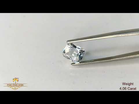 White Sapphire 4.06ct.On-Demand video