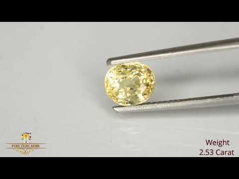 Yellow Sapphire 2.53ct. (Luxury) video