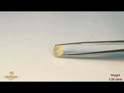 Yellow Sapphire 3.26ct. (Economy) video