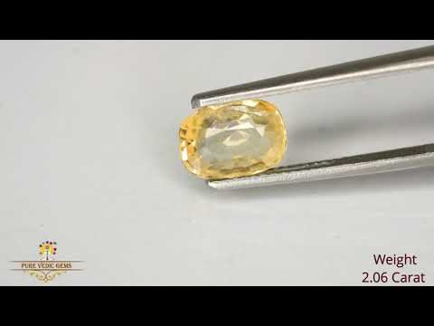 Yellow Sapphire 2.06ct. (Luxury) video