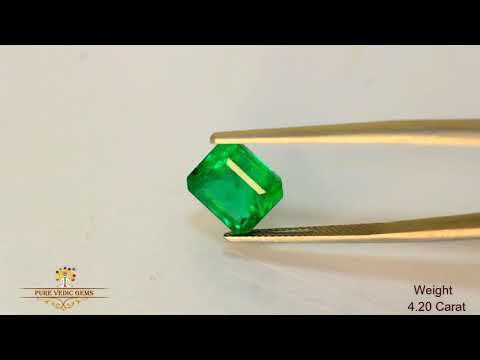 Emerald 4.20ct.On-Demand video