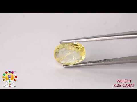 Yellow Sapphire 3.25ct. (Luxury) video